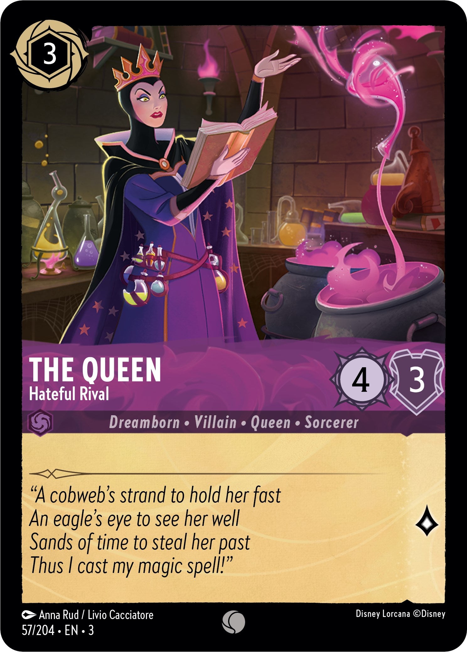 The Queen - Hateful Rival (57/204) [Into the Inklands] | Devastation Store