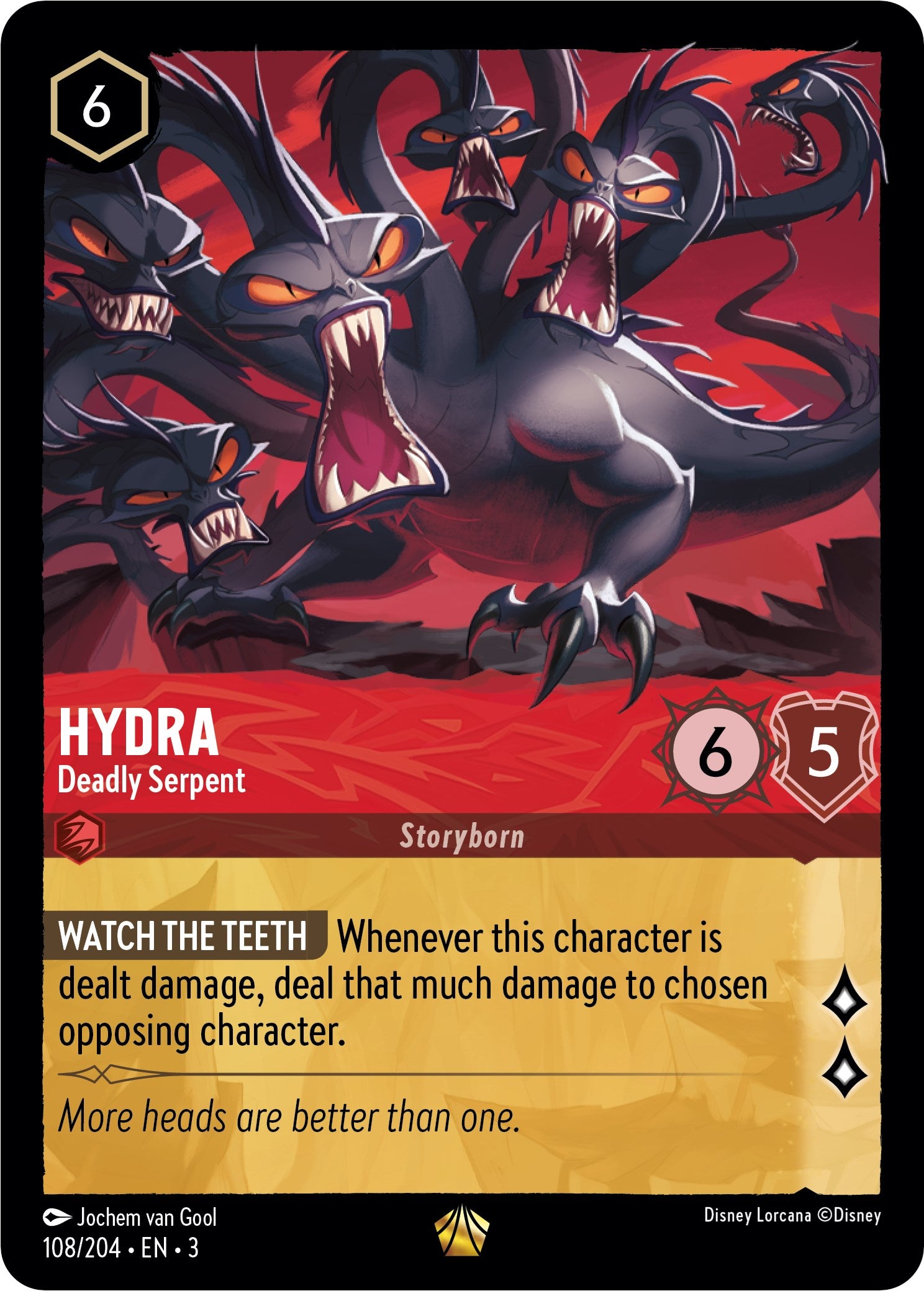 Hydra - Deadly Serpent (108/204) [Into the Inklands] | Devastation Store