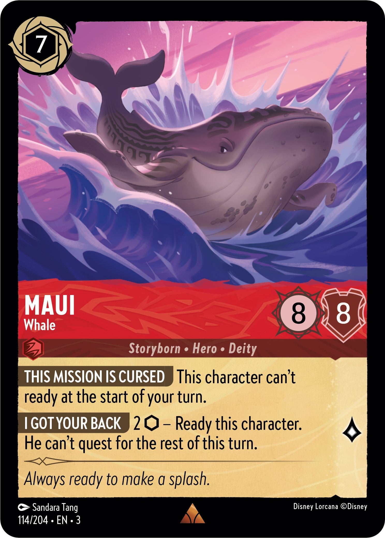 Maui - Whale (114//204) [Into the Inklands] | Devastation Store