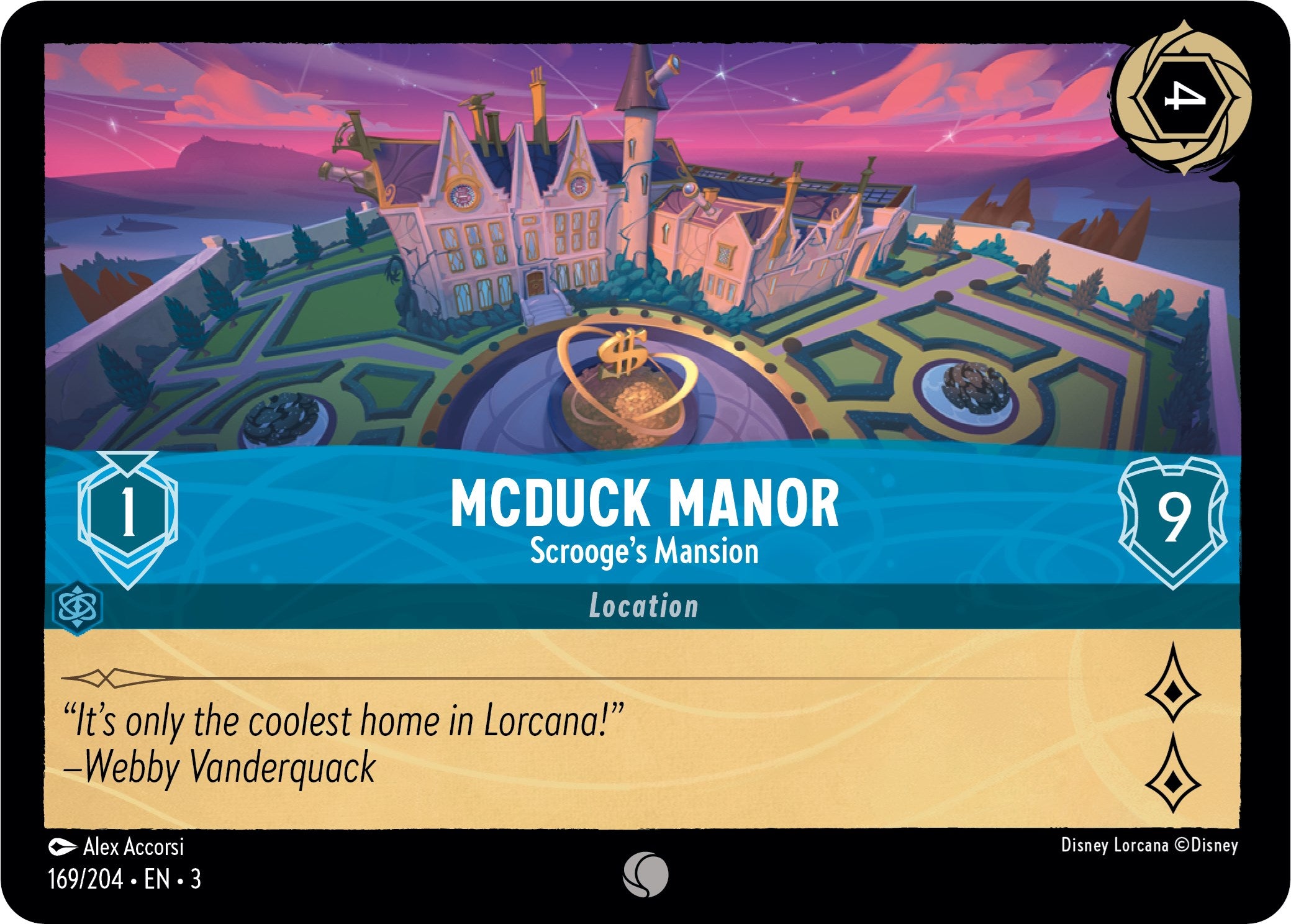 McDuck Manor - Scrooge's Mansion (169/204) [Into the Inklands] | Devastation Store