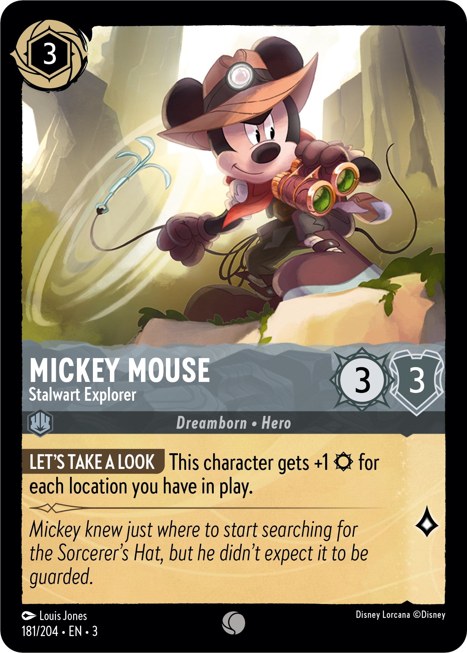 Mickey Mouse - Stalwart Explorer (181/204) [Into the Inklands] | Devastation Store