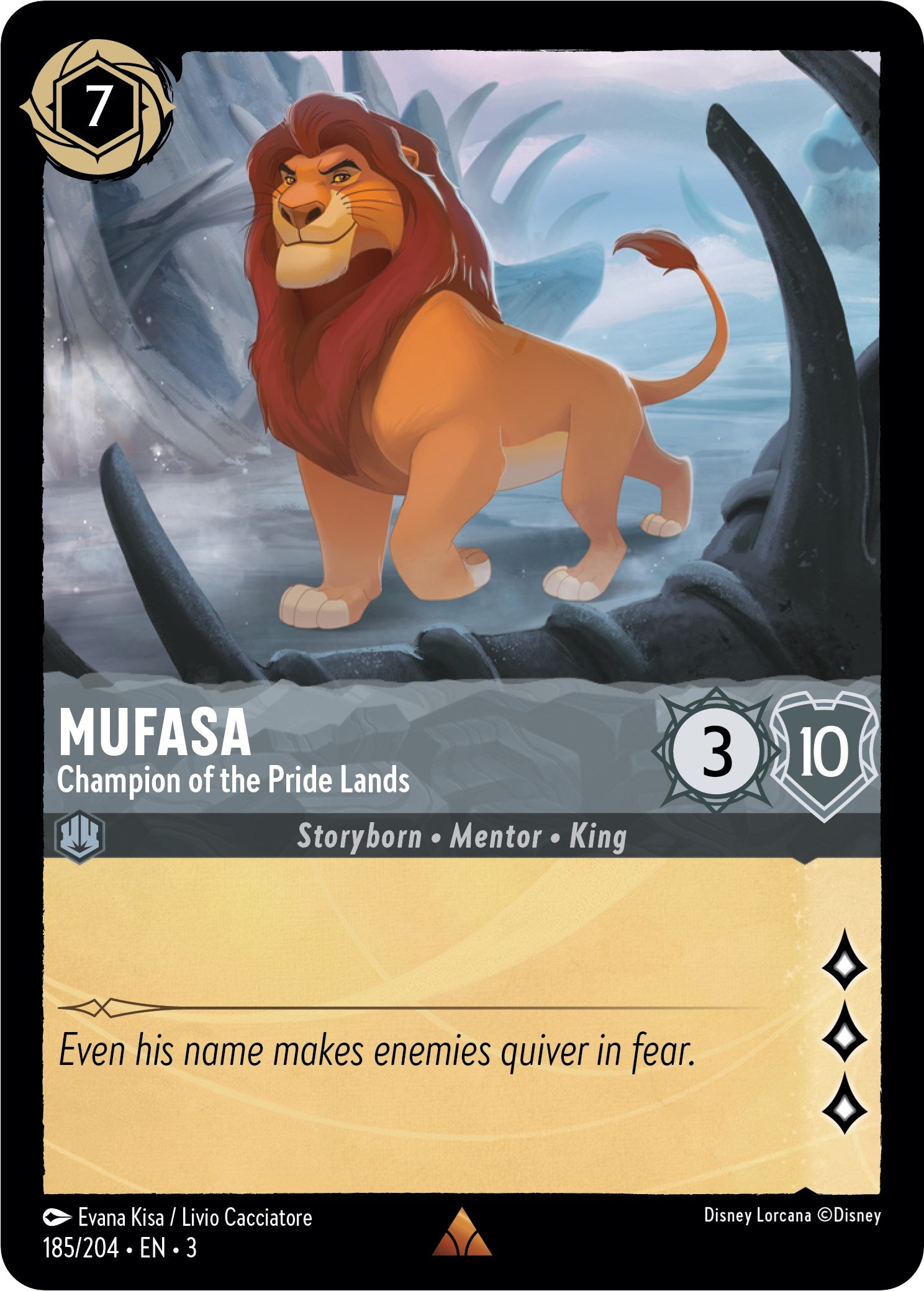 Mufasa - Champion of the Pride Lands (185/204) [Into the Inklands] | Devastation Store