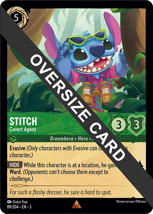 Stitch - Covert Agent (Oversized) (89//204) [Into the Inklands] | Devastation Store