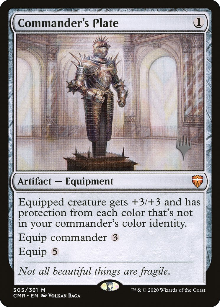 Commander's Plate (Promo Pack) [Murders at Karlov Manor Promos] | Devastation Store