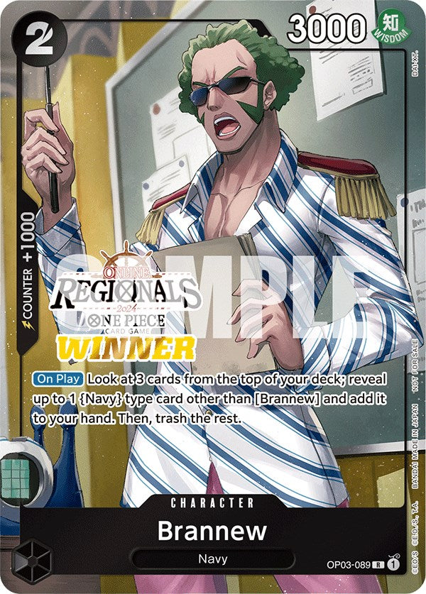 Brannew (Online Regional 2024) [Winner] [One Piece Promotion Cards] | Devastation Store
