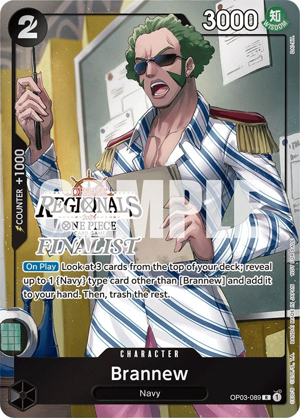 Brannew (Offline Regional 2024) [Finalist] [One Piece Promotion Cards] | Devastation Store