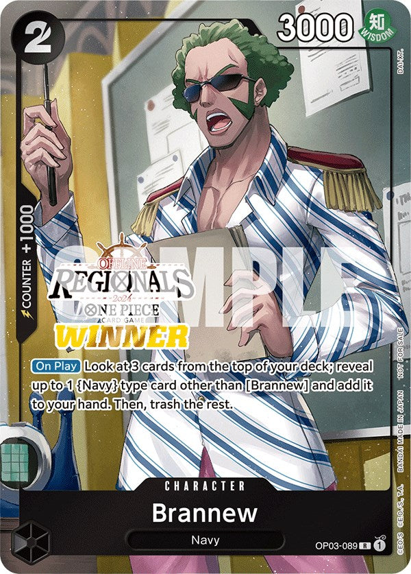 Brannew (Offline Regional 2024) [Winner] [One Piece Promotion Cards] | Devastation Store