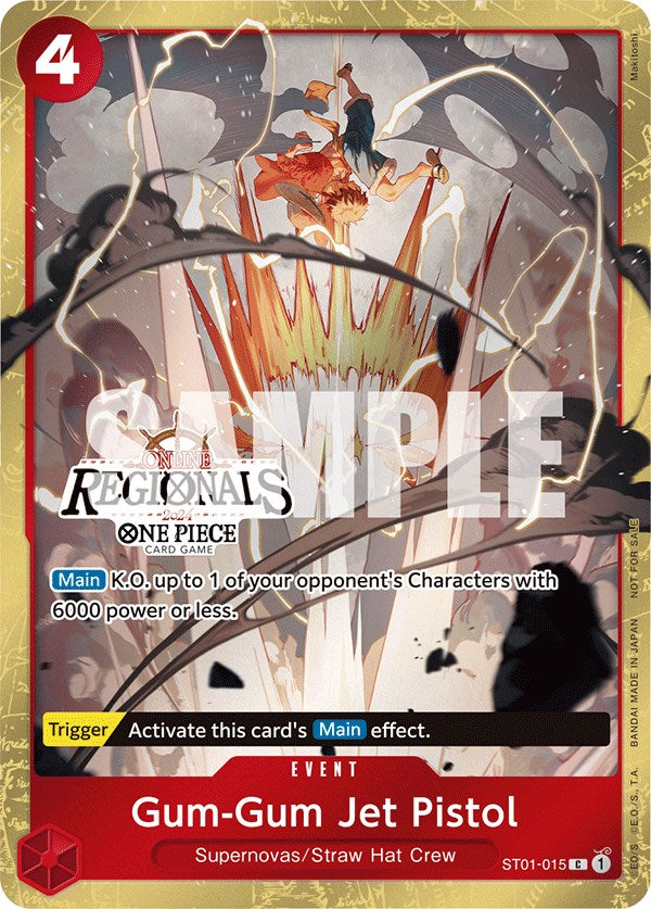 Gum-Gum Jet Pistol (Online Regional 2024) [Participant] [One Piece Promotion Cards] | Devastation Store