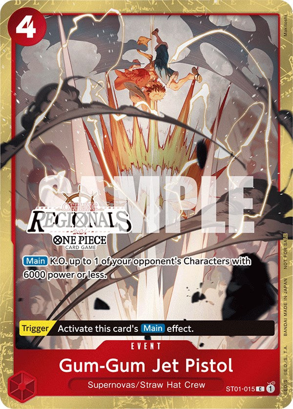 Gum-Gum Jet Pistol (Offline Regional 2024) [Participant] [One Piece Promotion Cards] | Devastation Store