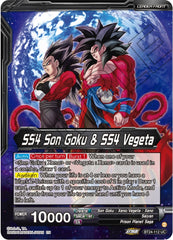 SS4 Son Goku & SS4 Vegeta // SS4 Vegito, Sparking Potara Warrior (SLR) (BT24-112) [Beyond Generations] | Devastation Store