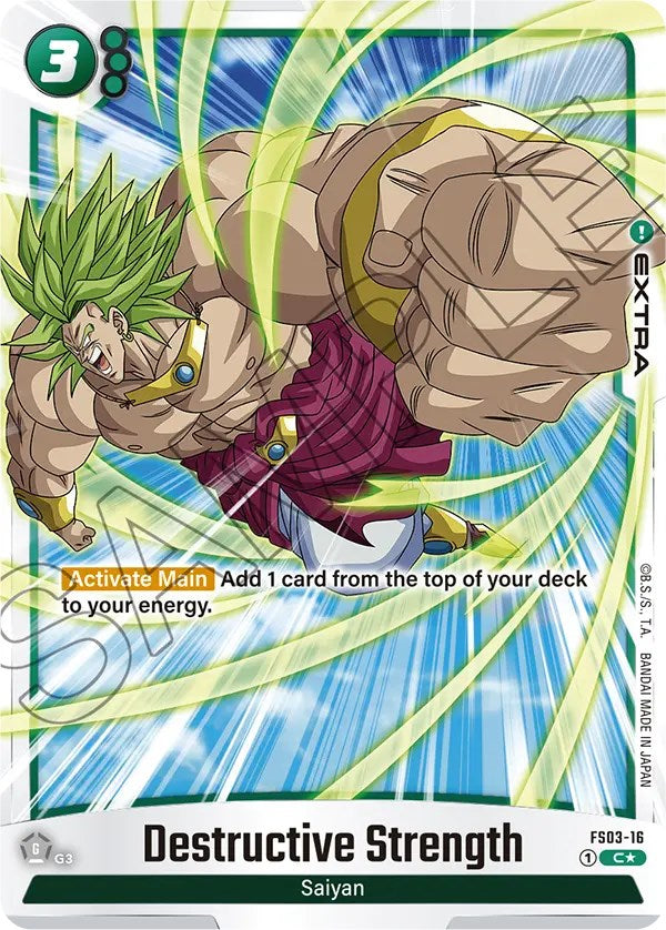 Destructive Strength (Bonus Pack Alternate Art) [Starter Deck: Broly] | Devastation Store