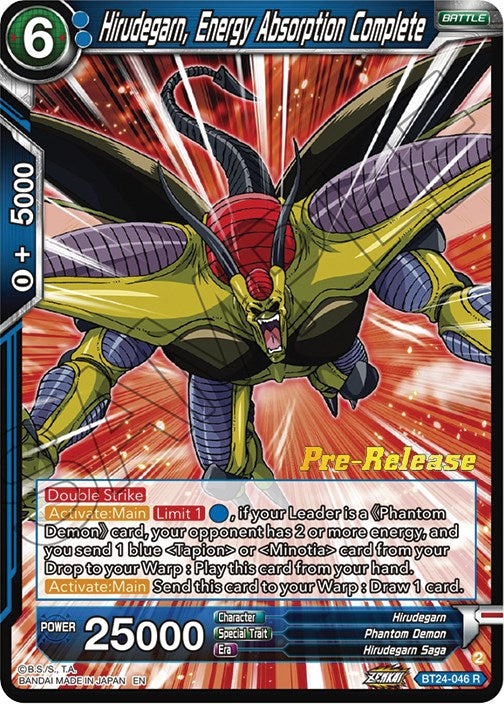 Hirudegarn, Energy Absorption Complete (BT24-046) [Beyond Generations Prerelease Promos] | Devastation Store