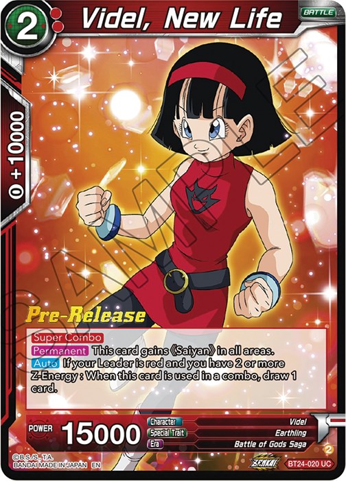 Videl, New Life (BT24-020) [Beyond Generations Prerelease Promos] | Devastation Store