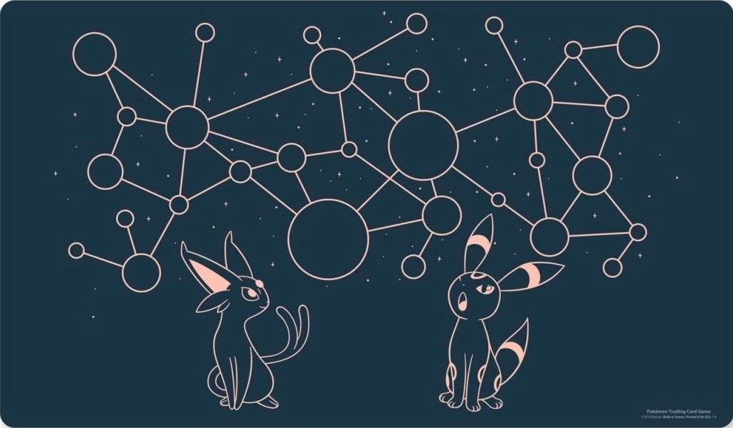 Playmat - Espeon & Umbreon Starry Constellations | Devastation Store