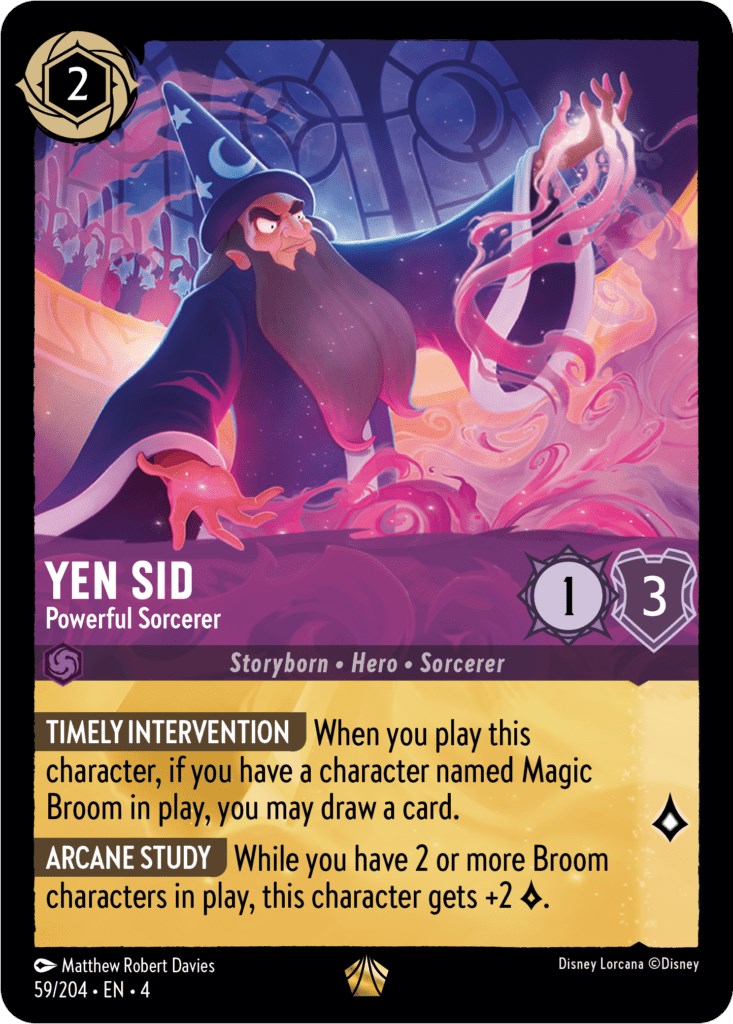 Yen Sid - Powerful Sorcerer (59/204) [Ursula's Return] | Devastation Store