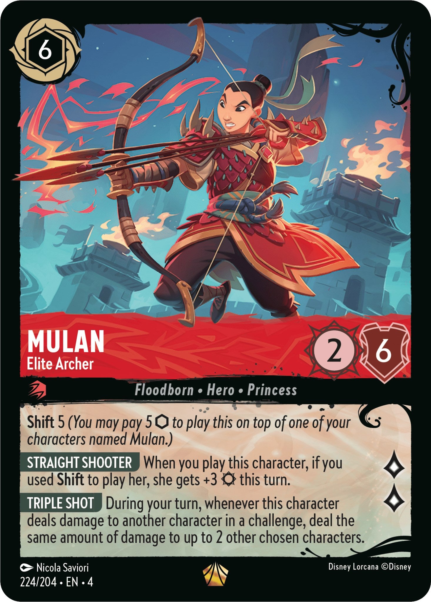 Mulan - Elite Archer (224/204) (244/204) [Ursula's Return] | Devastation Store