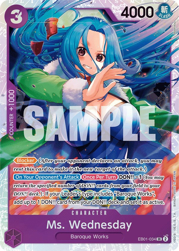 Ms. Wednesday [Extra Booster: Memorial Collection] | Devastation Store