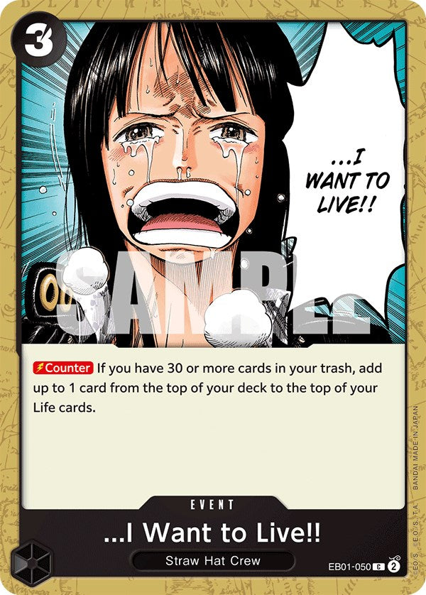...I Want to Live!! [Extra Booster: Memorial Collection] | Devastation Store