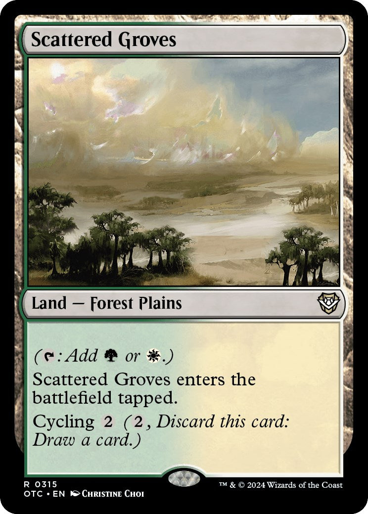 Scattered Groves [Outlaws of Thunder Junction Commander] | Devastation Store