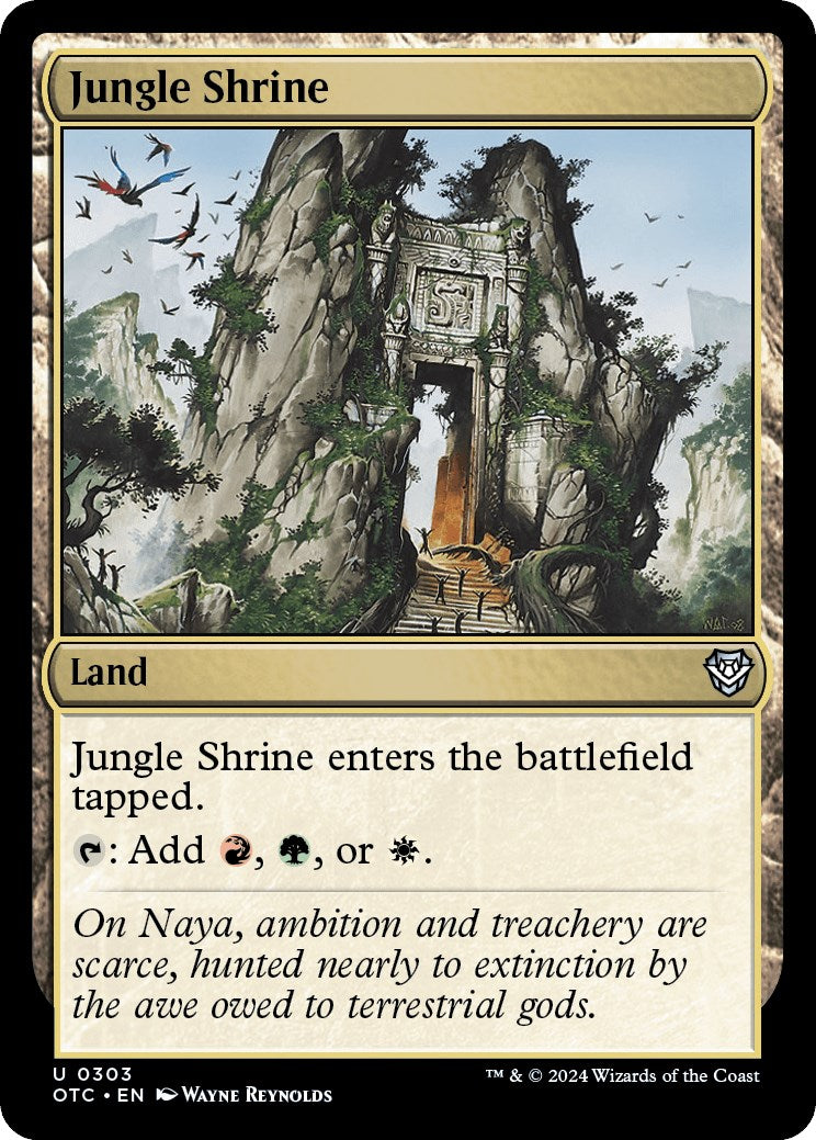 Jungle Shrine [Outlaws of Thunder Junction Commander] | Devastation Store