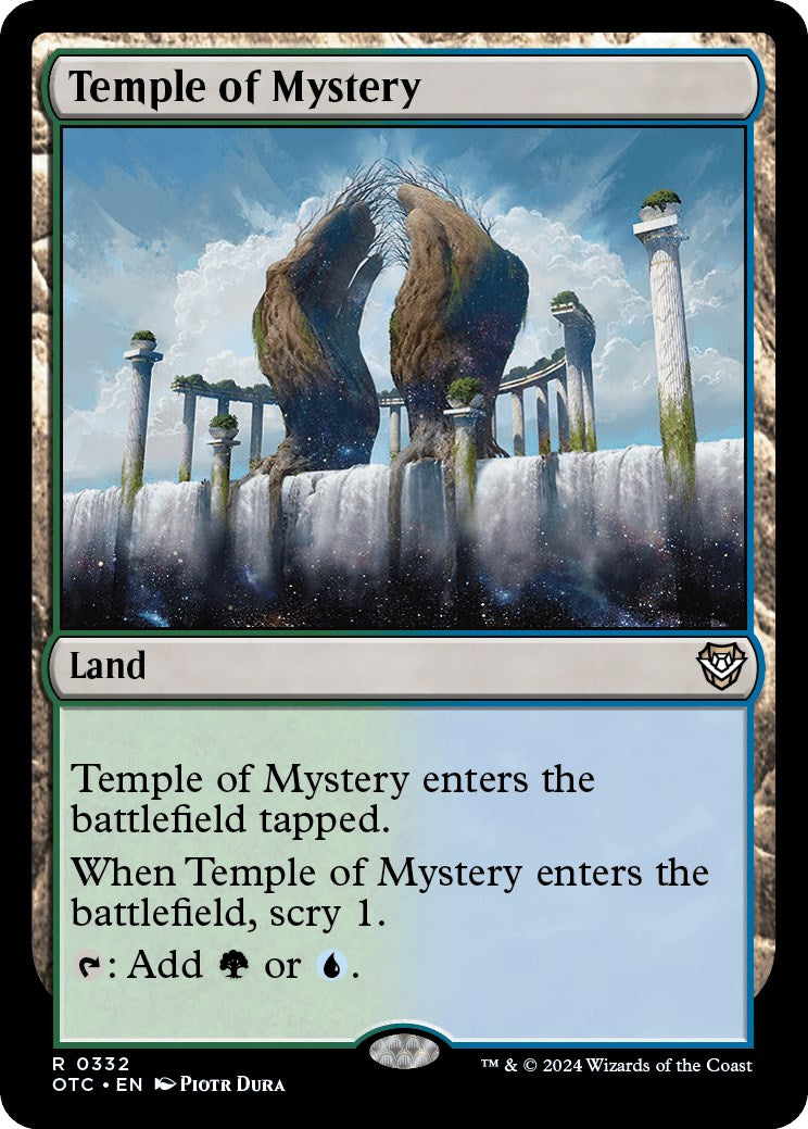 Temple of Mystery [Outlaws of Thunder Junction Commander] | Devastation Store