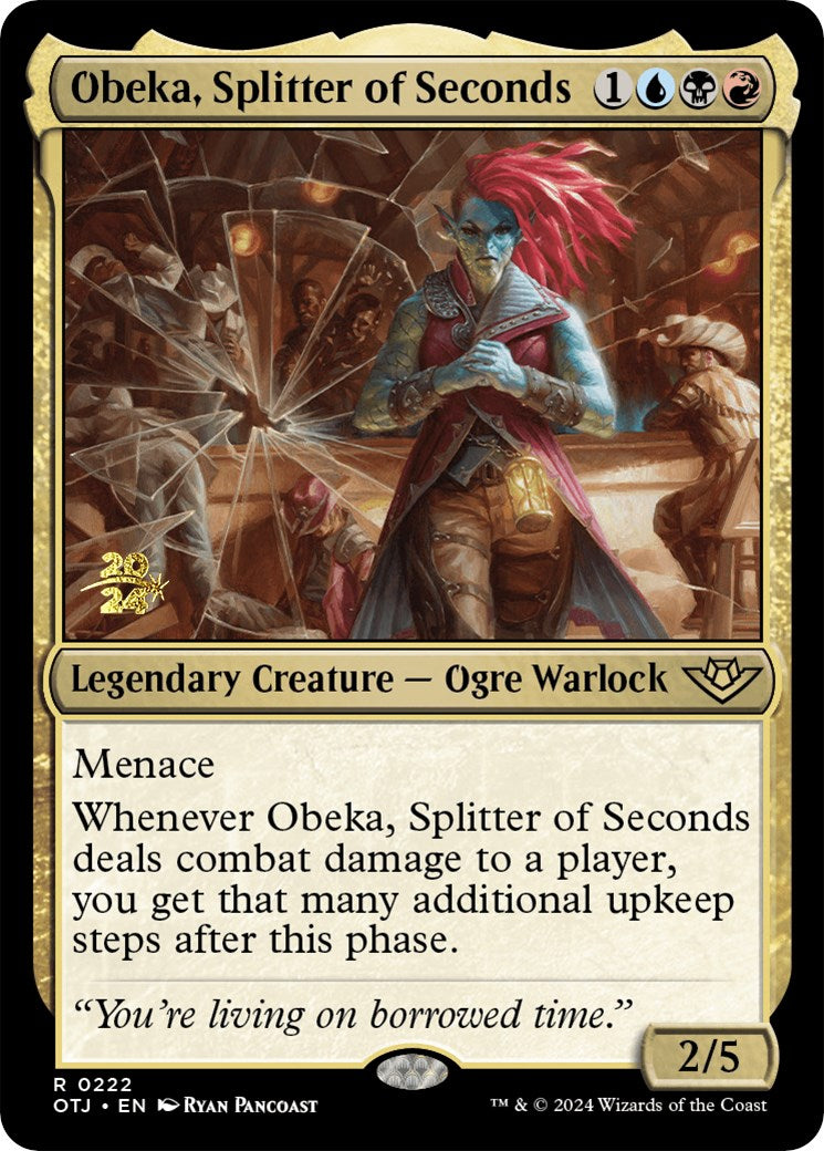 Obeka, Splitter of Seconds [Outlaws of Thunder Junction Prerelease Promos] | Devastation Store