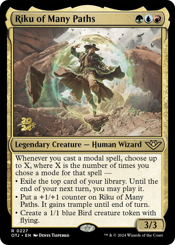 Riku of Many Paths [Outlaws of Thunder Junction Prerelease Promos] | Devastation Store