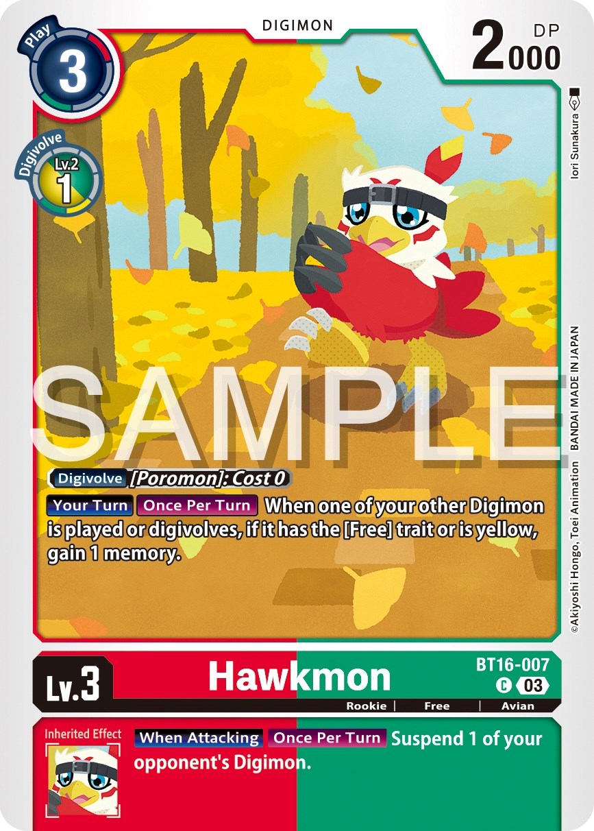 Hawkmon [BT16-007] [Beginning Observer] | Devastation Store