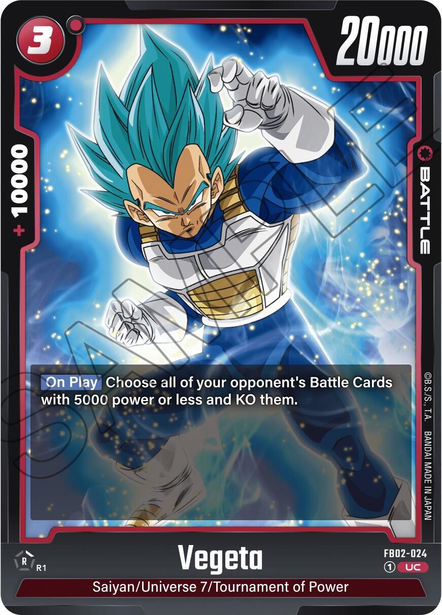 Vegeta (FB02-024) [Blazing Aura] | Devastation Store