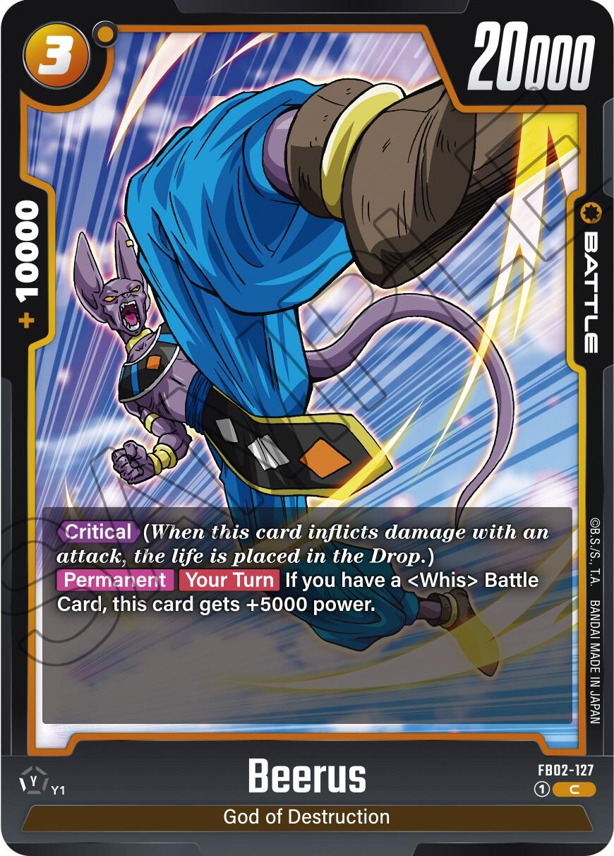 Beerus (FB02-127) [Blazing Aura] | Devastation Store