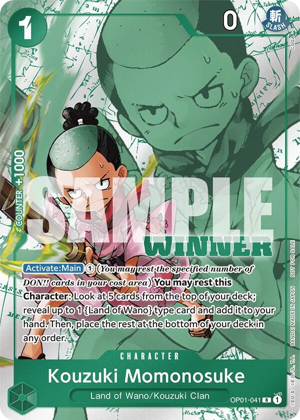 Kouzuki Momonosuke (Winner Pack Vol. 7) [One Piece Promotion Cards] | Devastation Store