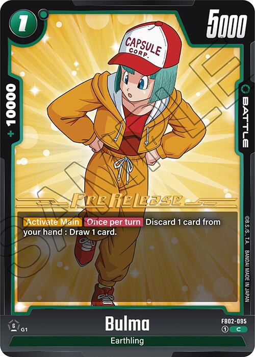 Bulma (FB02-095) [Blazing Aura Pre-Release Cards] | Devastation Store