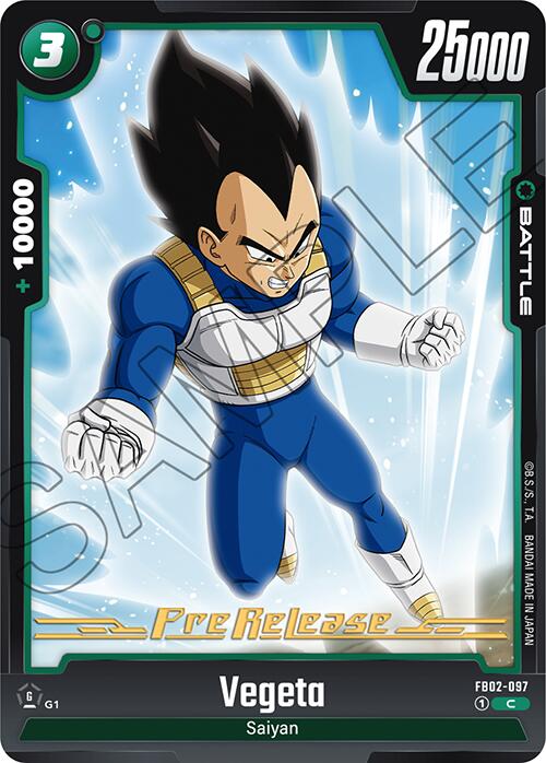 Vegeta (FB02-097) [Blazing Aura Pre-Release Cards] | Devastation Store