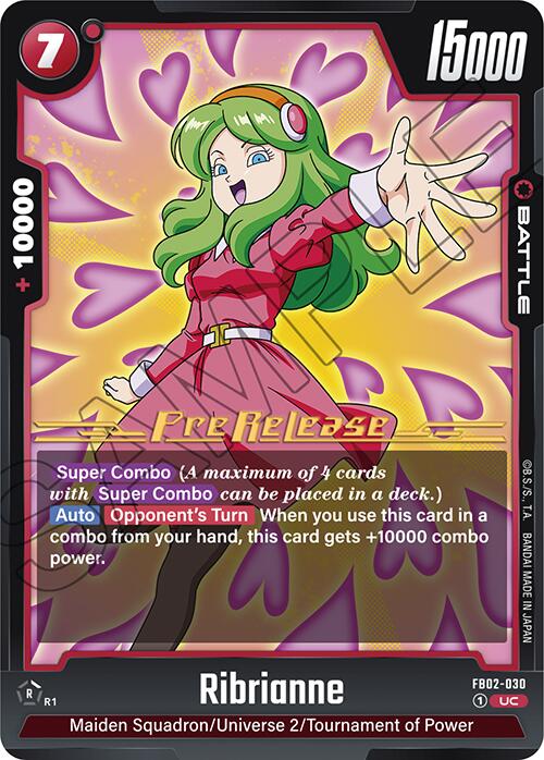 Ribrianne (FB02-030) [Blazing Aura Pre-Release Cards] | Devastation Store