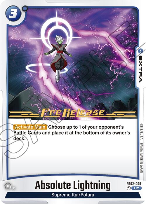 Absolute Lightning [Blazing Aura Pre-Release Cards] | Devastation Store