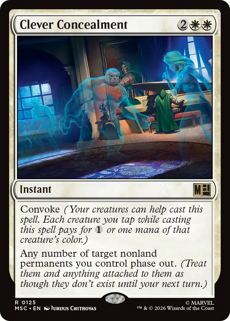 Clever Concealment (Surge Foil) [Marvel Super Heroes Commander] | Devastation Store
