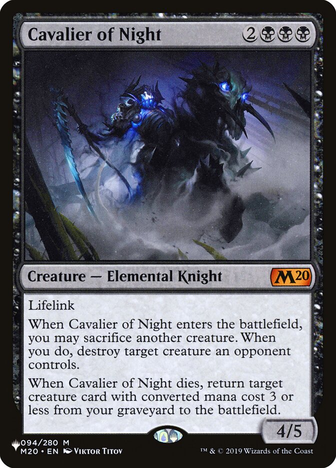 Cavalier of Night [The List] | Devastation Store