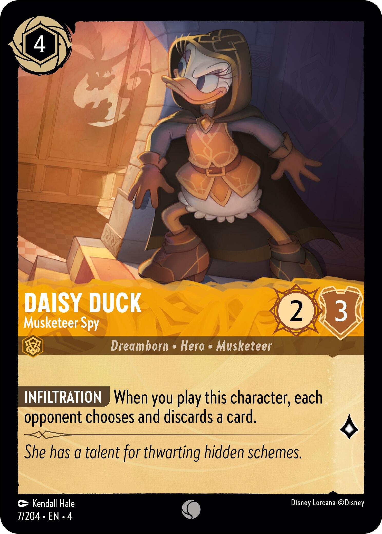 Daisy Duck - Musketeer Spy (7/204) [Ursula's Return] | Devastation Store