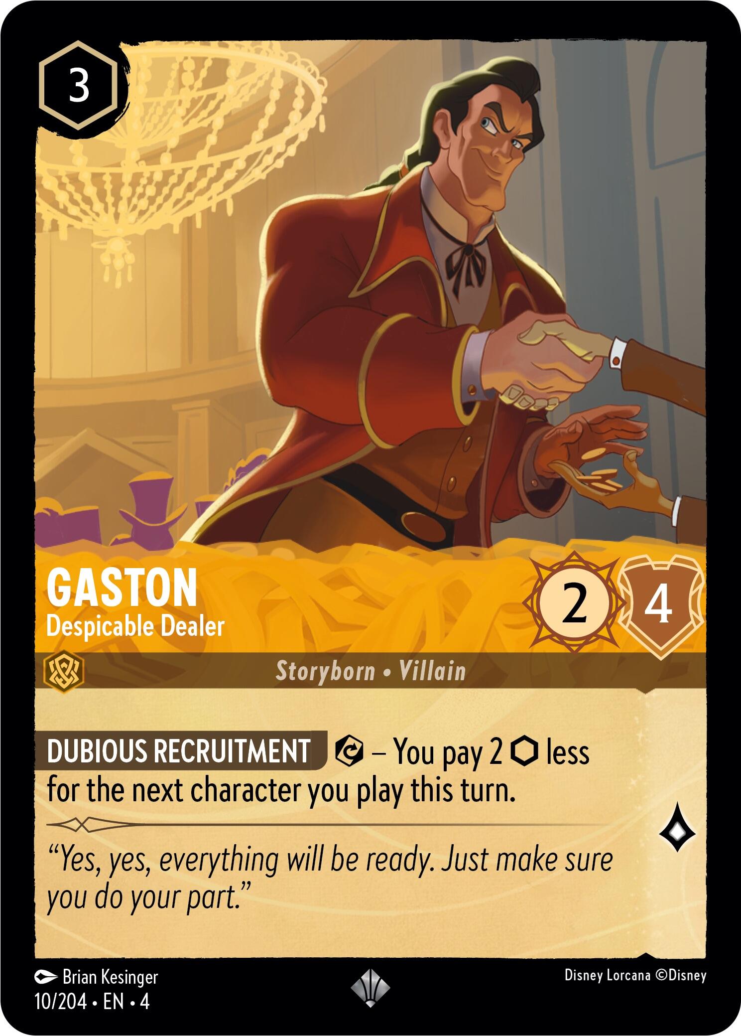 Gaston - Despicable Dealer (10/204) [Ursula's Return] | Devastation Store