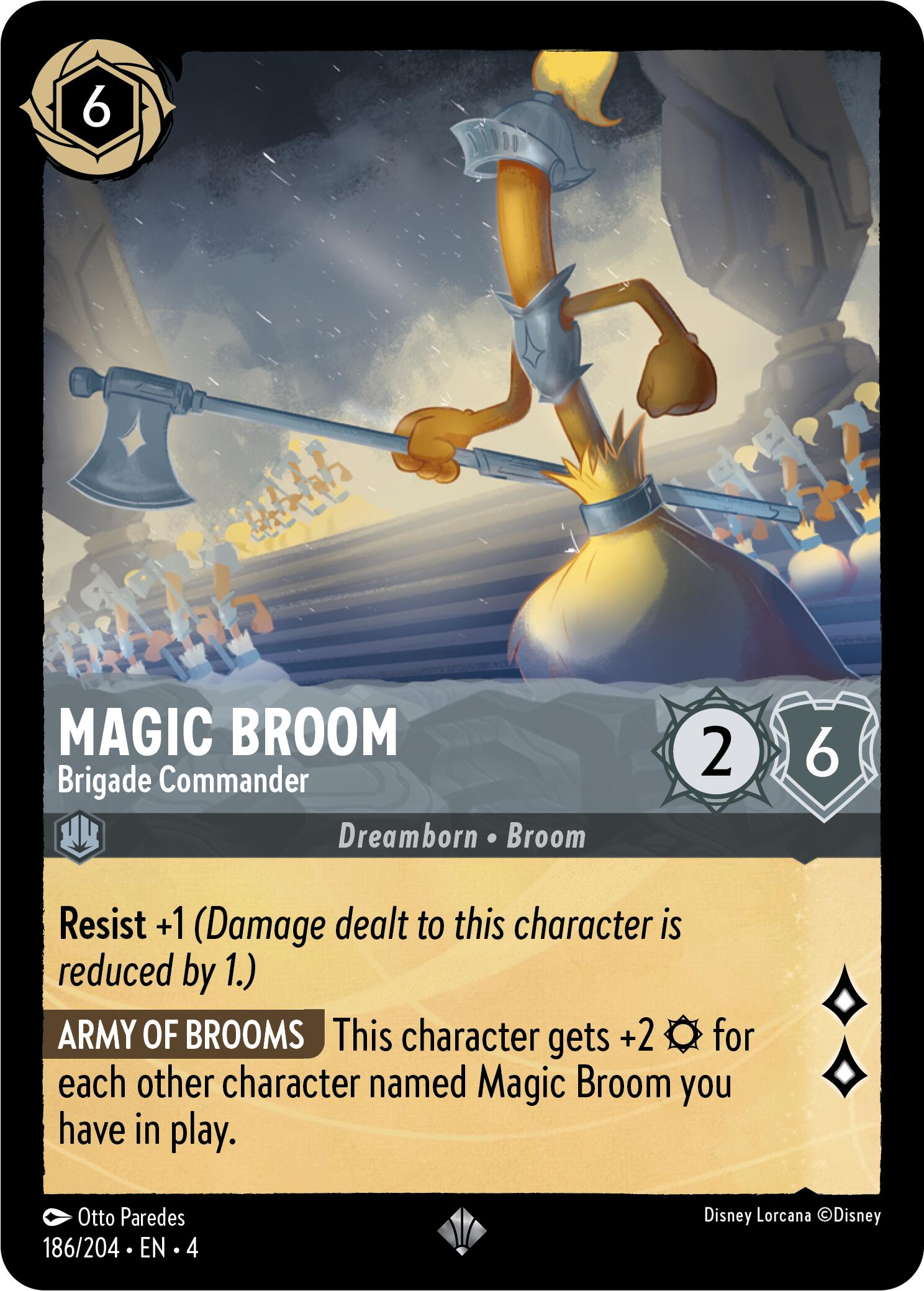 Magic Broom - Brigade Commander (186/204) [Ursula's Return] | Devastation Store