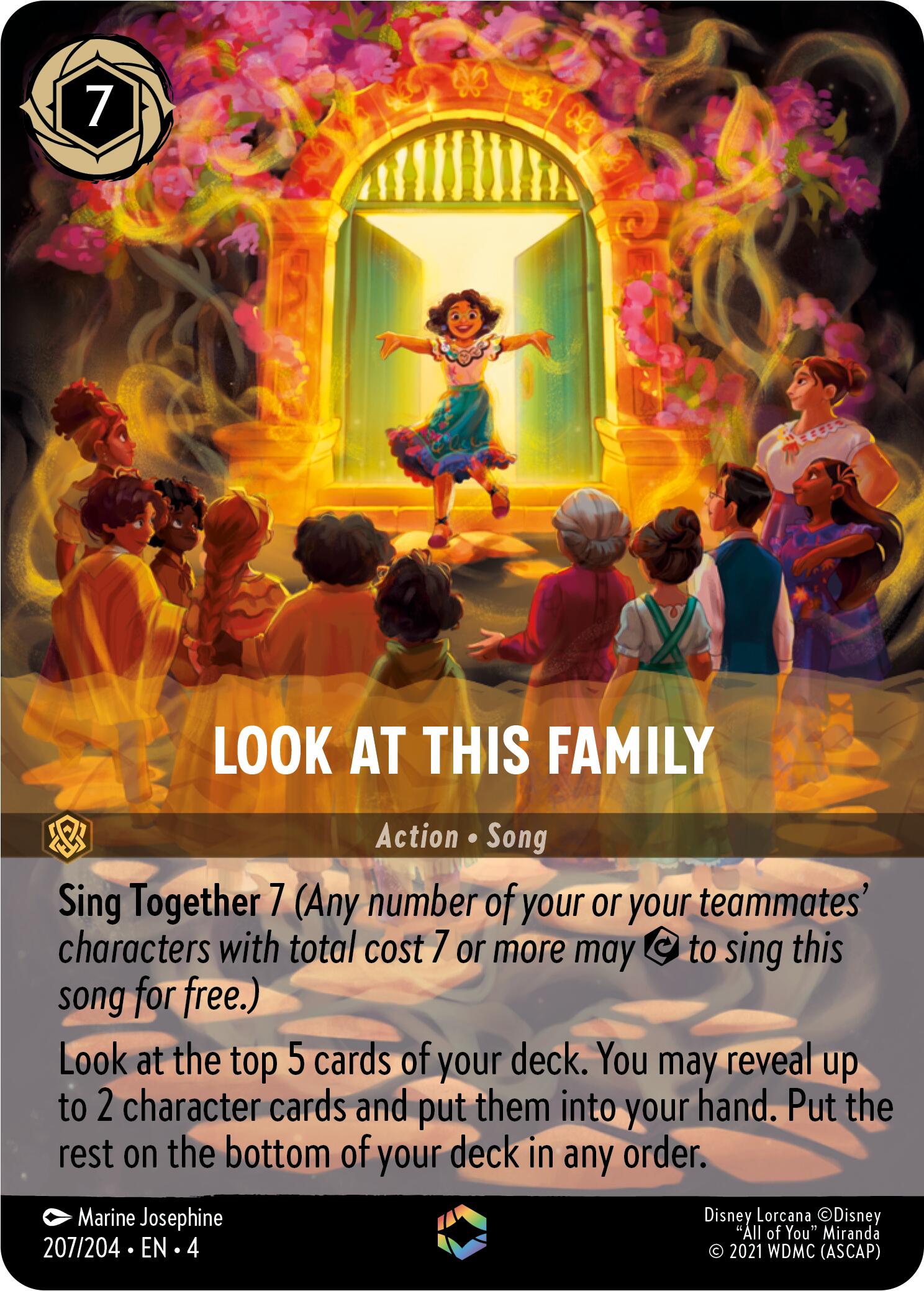 Look at This Family (Enchanted) (207/204) [Ursula's Return] | Devastation Store
