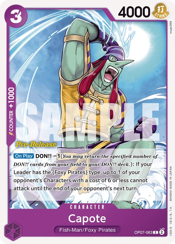 Capote [500 Years in the Future Pre-Release Cards] | Devastation Store