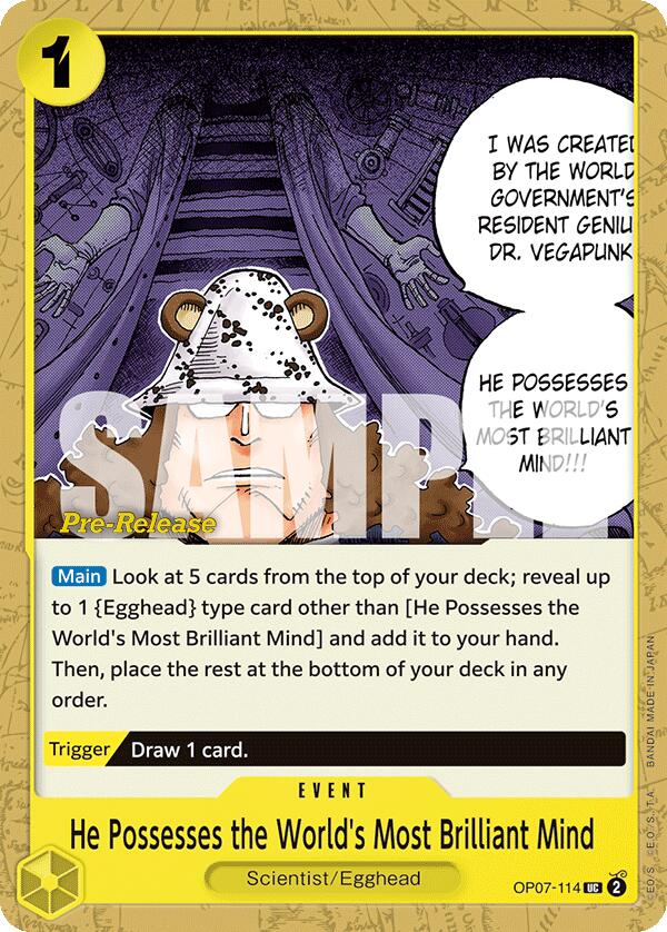 He Possesses the World's Most Brilliant Mind [500 Years in the Future Pre-Release Cards] | Devastation Store