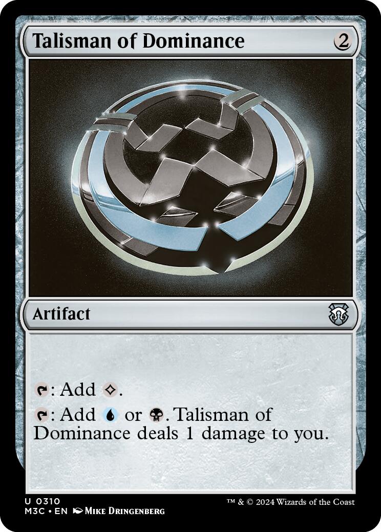 Talisman of Dominance [Modern Horizons 3 Commander] | Devastation Store