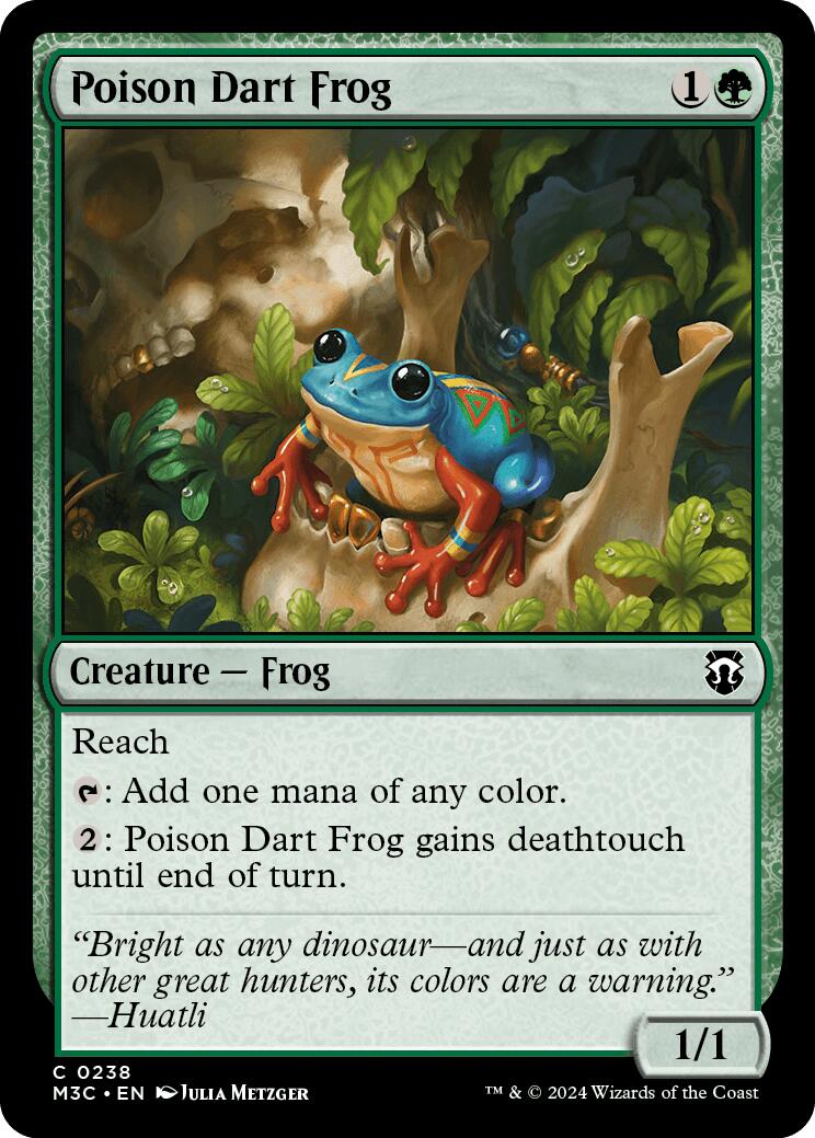 Poison Dart Frog [Modern Horizons 3 Commander] | Devastation Store