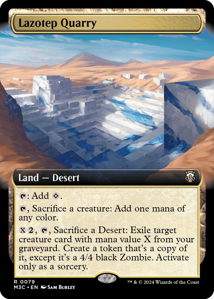 Lazotep Quarry (Extended Art) (Ripple Foil) [Modern Horizons 3 Commander] | Devastation Store