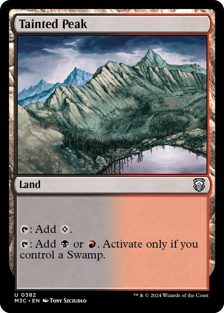 Tainted Peak [Modern Horizons 3 Commander] | Devastation Store