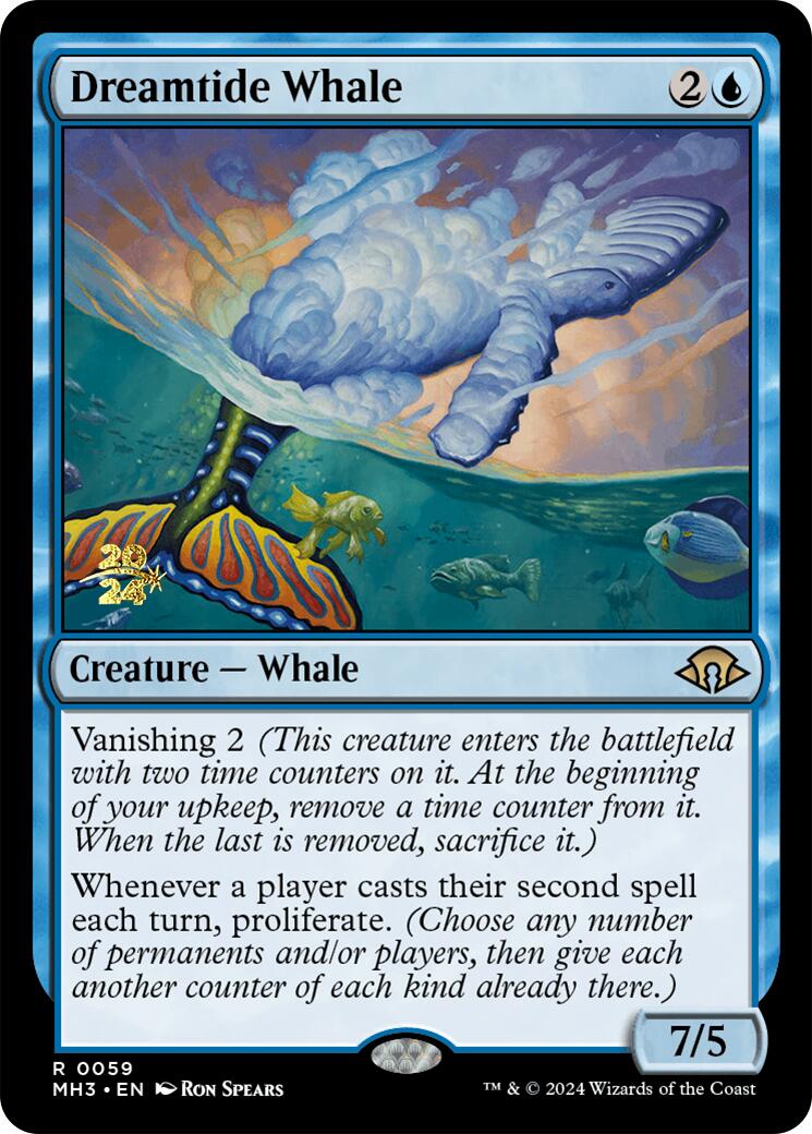 Dreamtide Whale [Modern Horizons 3 Prerelese Promos] | Devastation Store