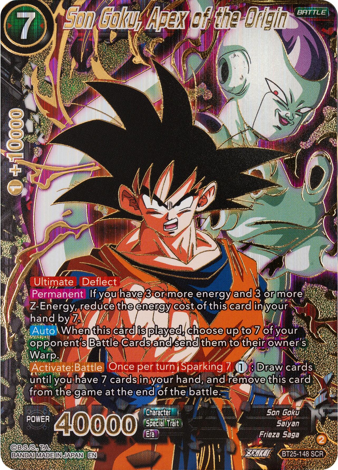 Son Goku, Apex of the Origin (BT25-148) [Legend of the Dragon Balls] | Devastation Store