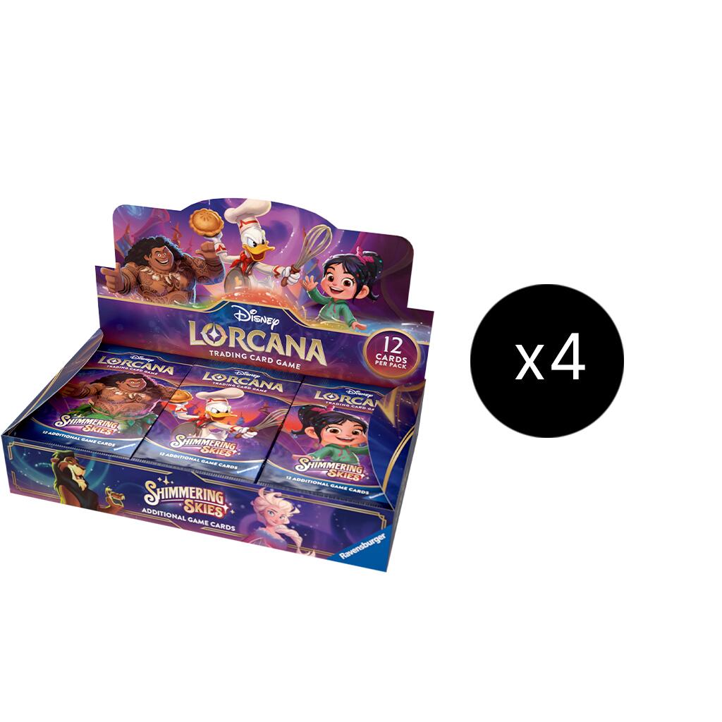 Disney Lorcana: Shimmering Skies Booster Box Case | Devastation Store